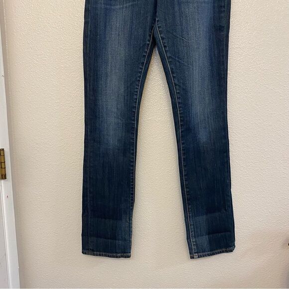 Lucky Brand low mid rise dark wash straight Y2K jeans 32” long inseam  -2/26 - Picture 6 of 13
